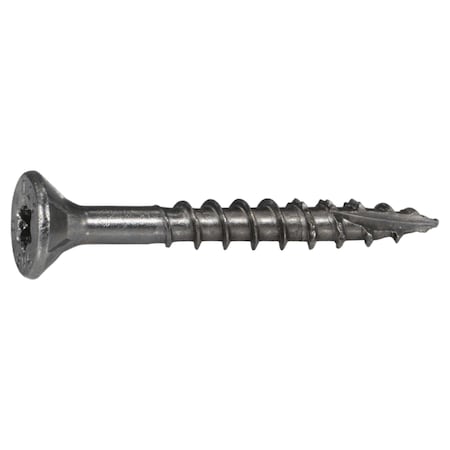 Saberdrive Deck Screw, #9 x 1-1/2 in, 18-8 Stainless Steel, Flat Head, Torx Drive, 167 PK 50216